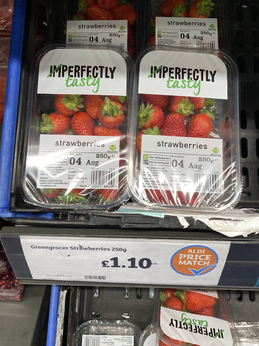 So let’s pretend you’re a shopper. You pop into the local supermarket. You want to buy some strawberries. Which ones would you buy?