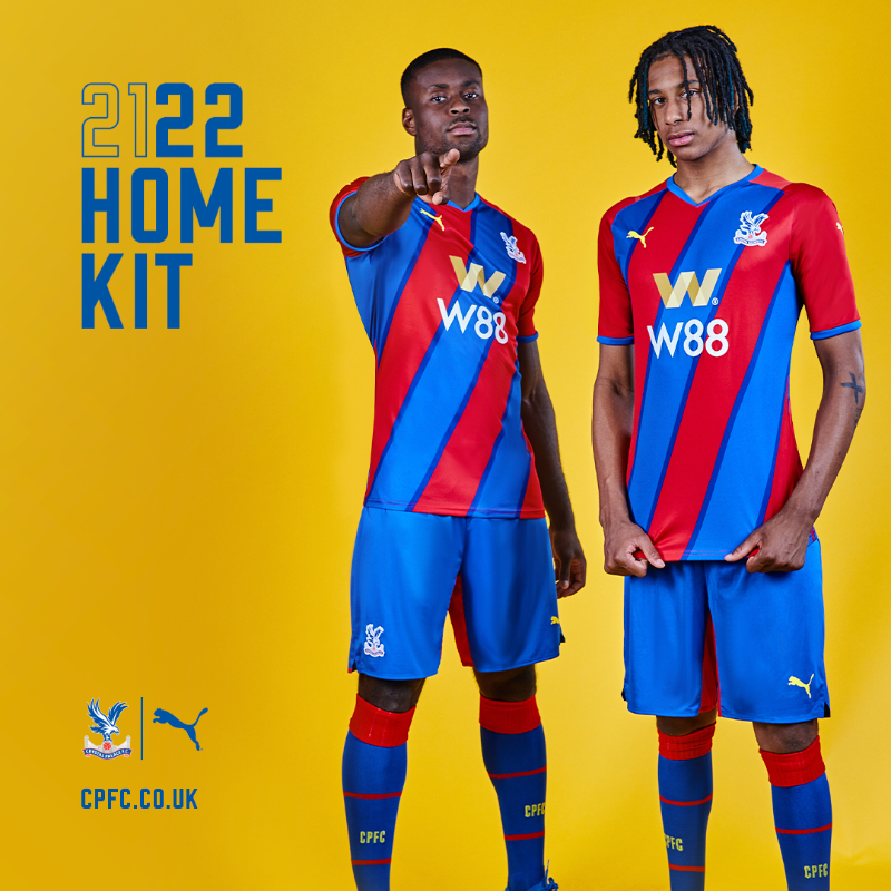 CPFC's tweet photo. Ready for 21/22 👊

Free worldwide delivery if ordered before 12:00 (BST) on Monday 9th August 🦅

#CPFC | @pumafootball