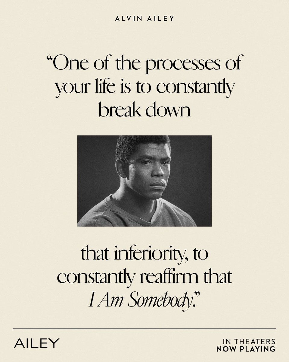 Get to know the icon whose message transcends dance. AILEY opens in multiple new cities this Friday. neonrated.com/ailey