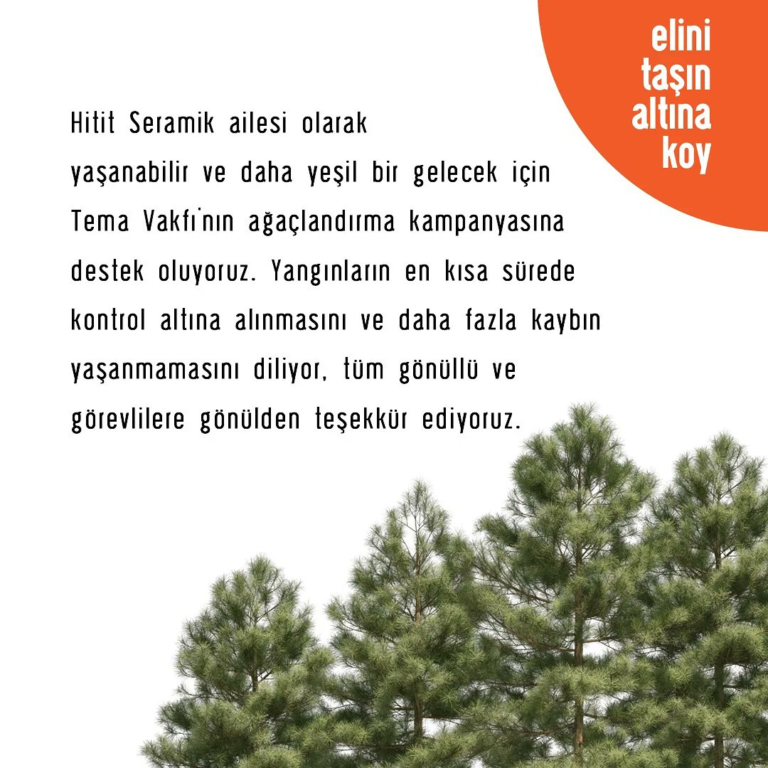 Etak_Projesi's tweet photo. Ülkemizin birçok noktasında çıkan yangınlardan etkilenen tüm canlılar ve ormanlarımız için büyük üzüntü duyuyoruz. Geleceğimiz olan ormanlarımıza yeniden can verebilmek için biz de elimizi taşın altına koyuyoruz. Bu zor günlerde yaralarımızı birlikte saracağımıza inanıyoruz. https://t.co/Kw5syggZkV