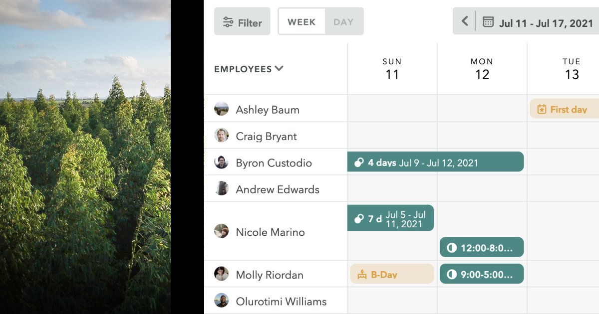 Go from messy spreadsheets to clear process with Kin's PTO tracker. Employees can request time in just a few clicks, managers can approve it in no time. The calendar helps keep everyone on the same page during those busy vacation months. Try it free now: kinhr.com