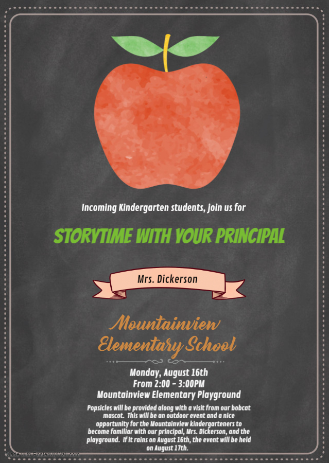 MtnviewElem's tweet photo. Kindergarten Storytime with Mrs. Dickerson! See below for details. @Monongalia_Co https://t.co/gtA9A4TWvl