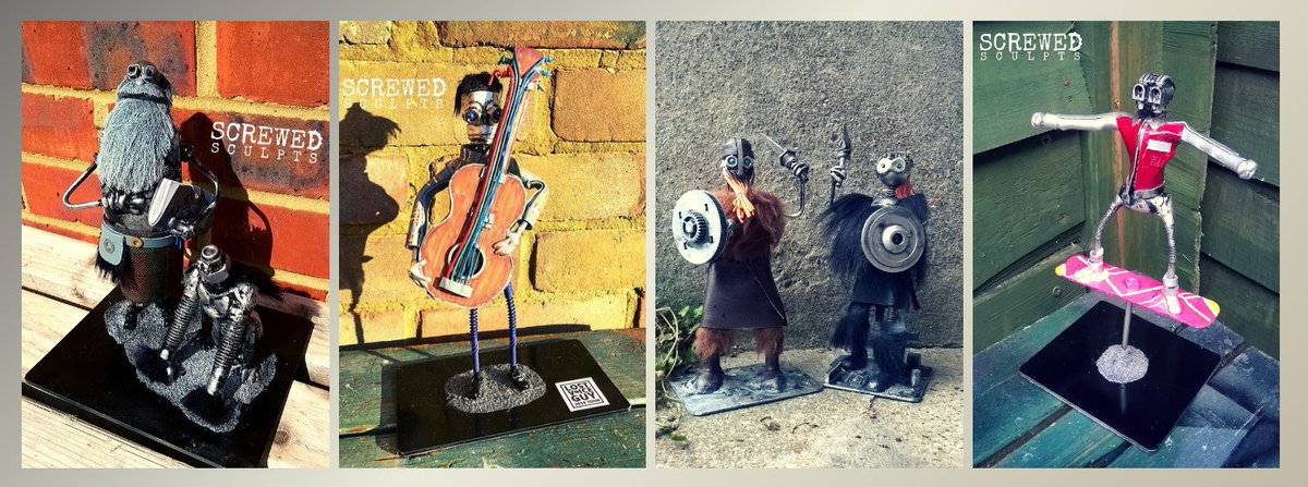 InvokalInk's tweet photo. #ROBOTS! 🤖🤖🤖 Want yourself or a loved one made into a robot?! You can!!! Visit https://t.co/Hf7NVttehh to see our galleries and order yours today! 🤖🤖🤖 
#Sculpture #GiftIdeas #SciFi https://t.co/BDXj96X8vj