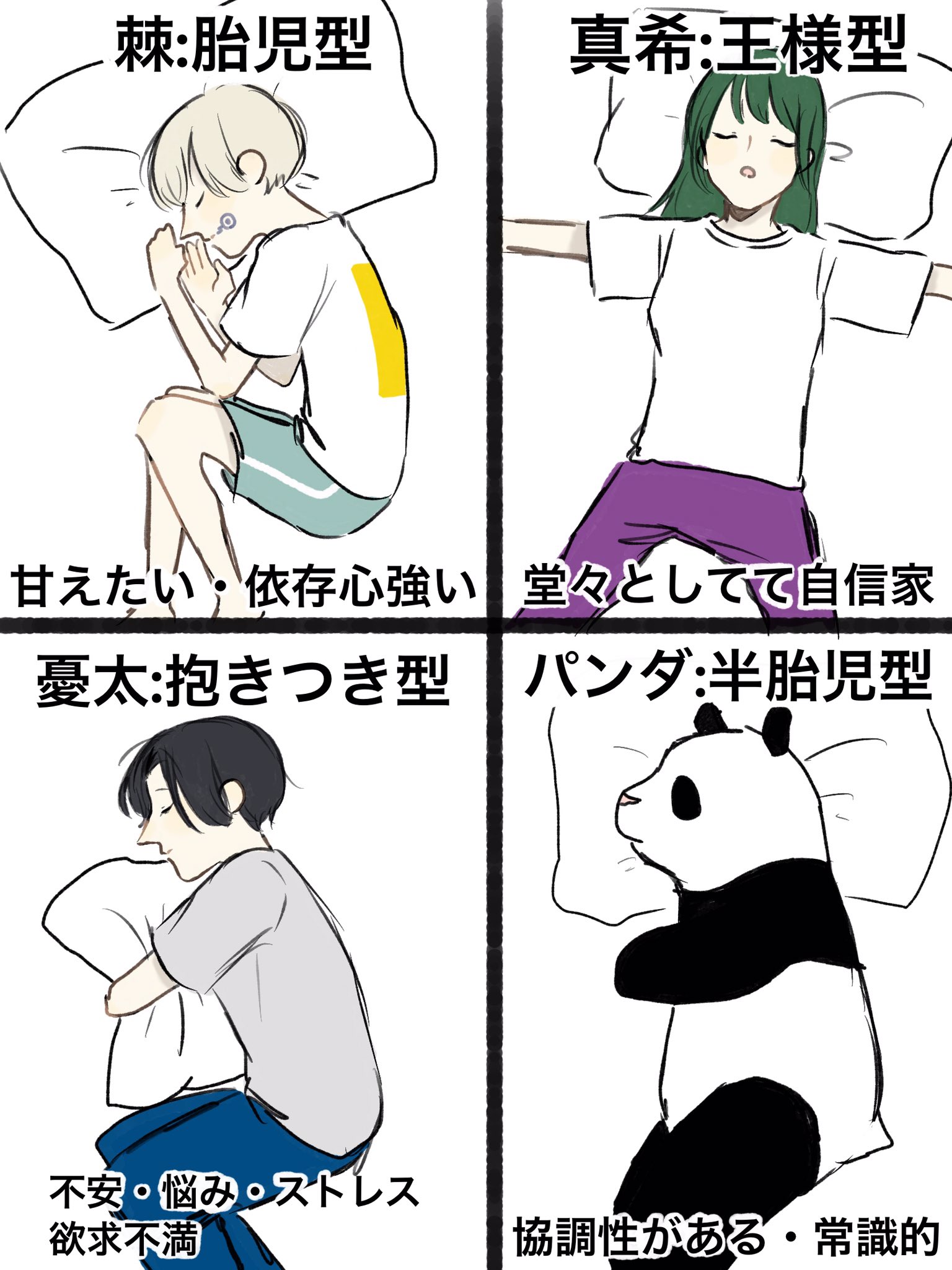 お米 えかき Twitterren 呪術廻戦2年生の寝相 T Co Jcgfothink Twitter