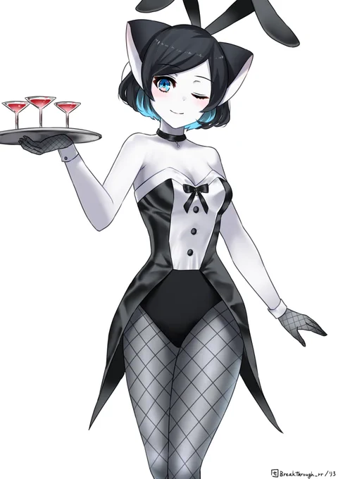 遅刻だけどバニーフラニーちゃん見て思わず描いてしまった…! #バニーの日 
