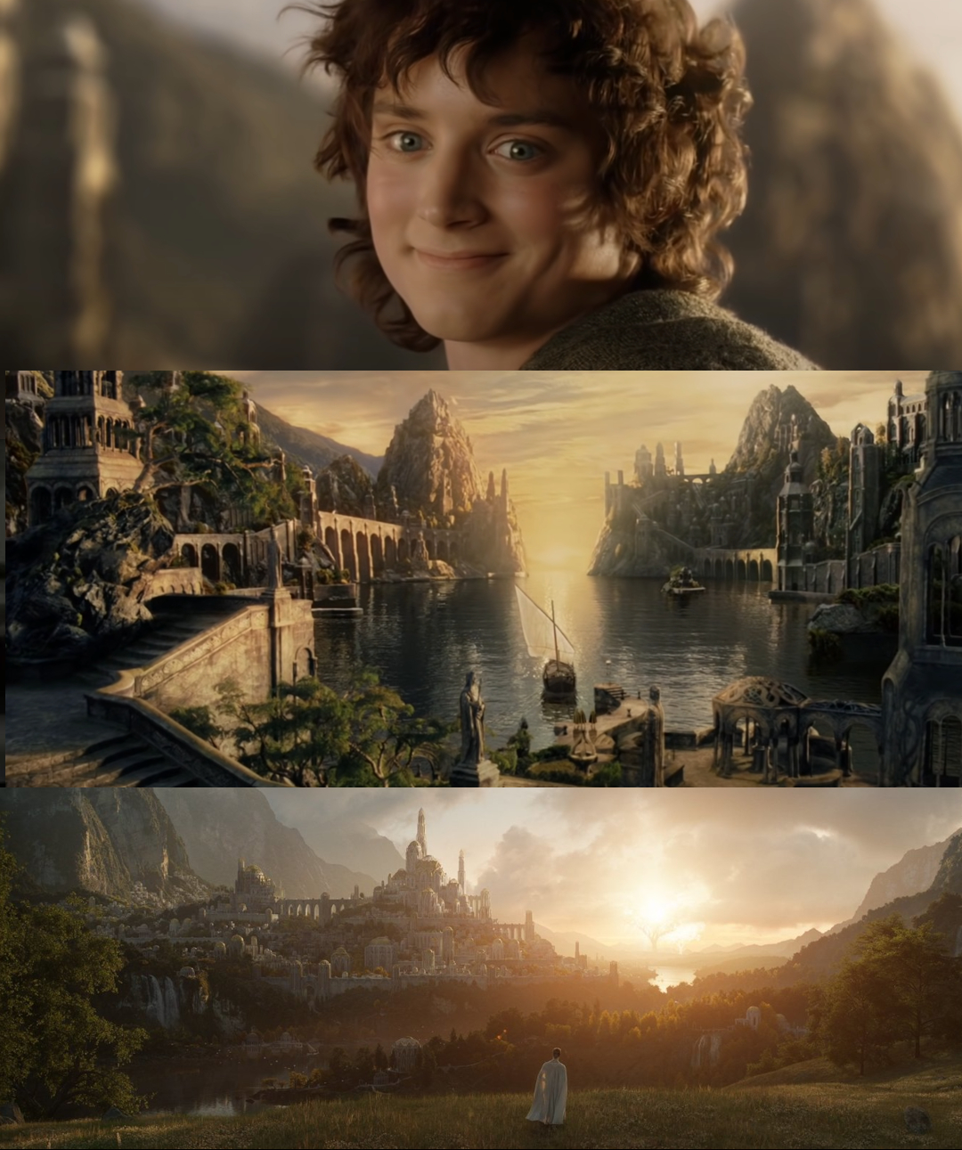 Valinor El Señor De Los Anillos تويتر \ Tolkienverse ᚠ على تويتر: "La trilogía de El Señor de los Anillos  terminó con Frodo yéndose hacia Valinor con Gandalf y Galadriel. Si la  serie empieza con un prologo en