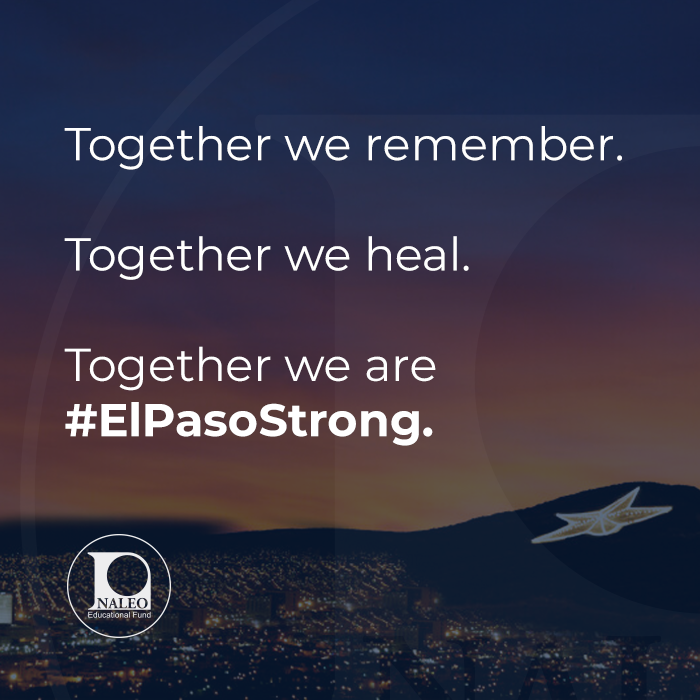 NALEO's tweet photo. Together we are #ElPasoStrong. https://t.co/70OndpScyo