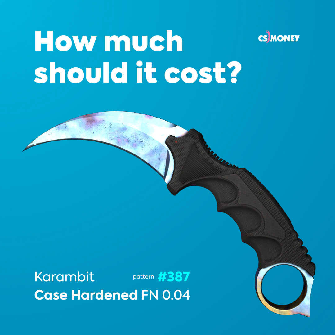 CS.MONEY on Twitter "This Karambit FN Blue Gem 387 is truly unique