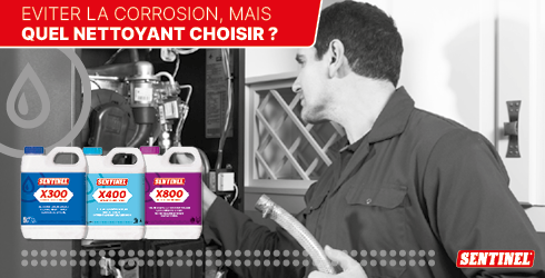 S'il y a un développement de corrosion dans l'installation de chauffage, que faire ? La nettoyer biensûr, mais comment la nettoyer efficacement ? 
#X300, X400 ou #X800?
Suivez le guide : bit.ly/sentinel-netto…
 
#Desembouage #chauffagecentral #economiesdenergie