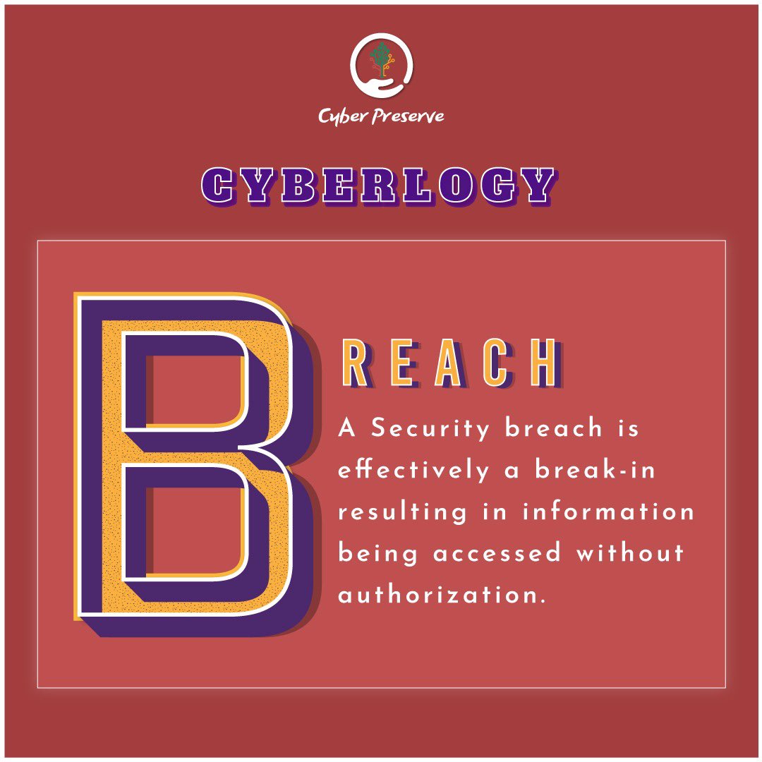 It's #cyberlogy day and we are here with another term from the cyber world.

#cybersecurity #cyberpreserve #cyberawareness #cyberjobs #cybermentorship #cybersafety #informationsecurity #mentorship #careercounselling #creatorsforchange #cybernews  #cyberlogy #cyberlearning