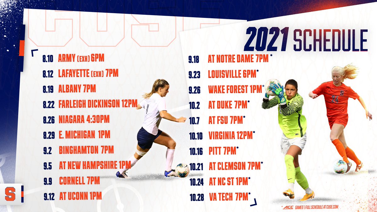 The 'Cuse is fully scheduled! #Elevate