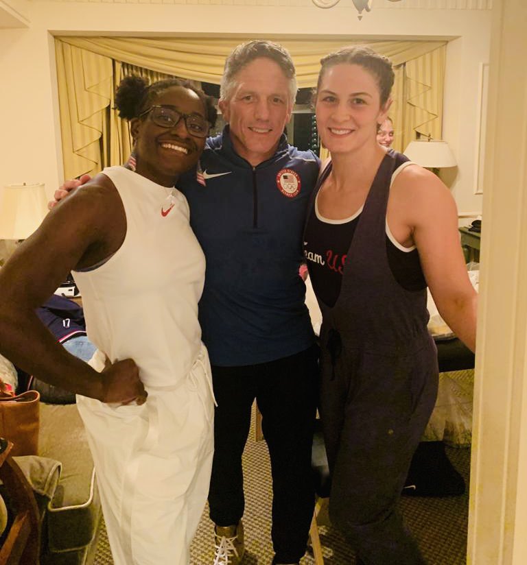 Transformational leadership starts with a transformational leader…

Olympic Champion 🥇: <a href="/MensahTamStock/">Tamyra Mensah Stock (Tyra Mae Steele WWE)</a> 

Olympic Coach 🤼‍♀️: <a href="/coachtsteiner/">TSteiner</a> 

Olympic Silver Medalist 🥈: <a href="/AdelineGray/">Adeline Gray OLY</a>