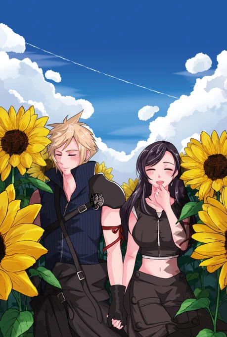 #Cloti piece I did last year for @theclotizine ❤️💕
I believe they will be happy together ever after! 🌻🌻🌻

Please visit https://t.co/GvrZU99xzm for the last-minute sale!! 