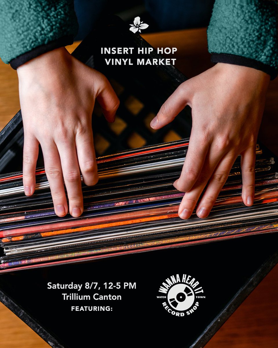 Trillium Brewing (@trilliumbrewing) on Twitter photo Join us this Saturday, 8/7 from 12-5 PM as we Insert a Hip Hop Vinyl Market right into our Canton Taproom!
The team from <a href="/wannahearitshop/">Wanna Hear It</a> will be bringing a collection of vinyl available for you to browse and take home. Join us this Saturday, 8/7 from 12-5 PM as we Insert a Hip Hop Vinyl Market right into our Canton Taproom!
The team from <a href="/wannahearitshop/">Wanna Hear It</a> will be bringing a collection of vinyl available for you to browse and take home.