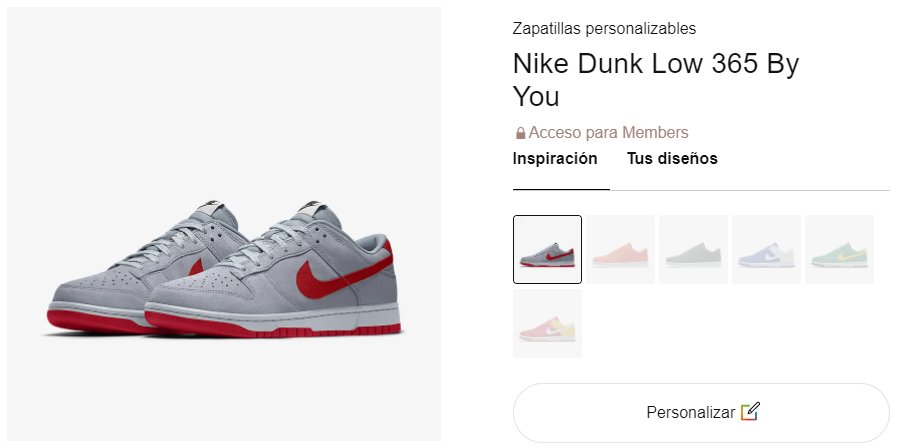 hypedes's tweet photo. NIKE DUNK LOW BY YOU
Personaliza tus Nike Dunk Low. Tienes que tener sesión iniciada en tu cuenta de Nike para poder comprarlas.

▶️ https://t.co/NrMBfyygaK https://t.co/0CSoRDe5Ek