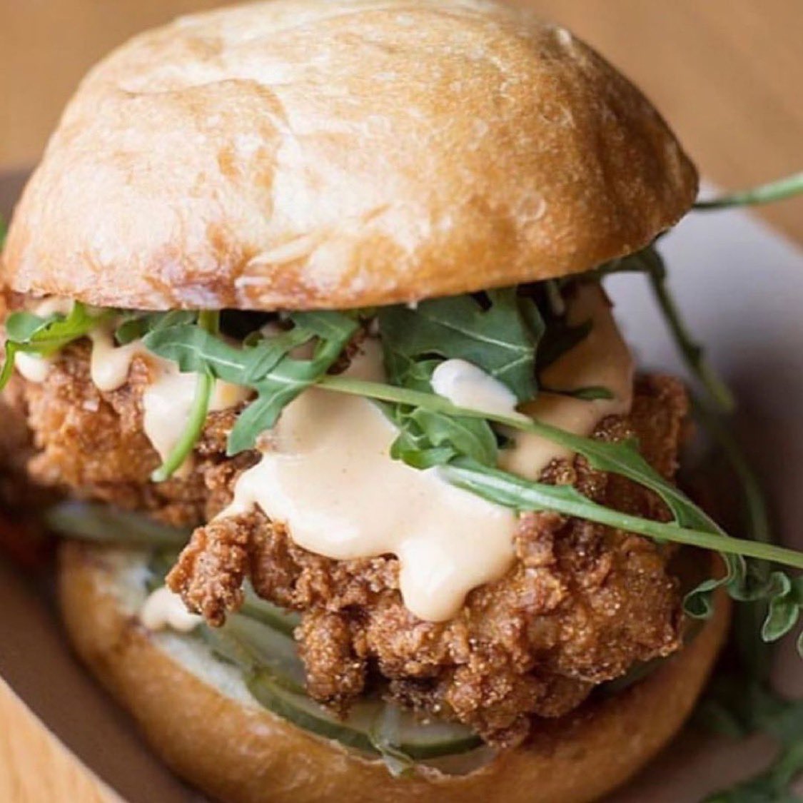 The Brass Burger (@brassburgerstl) on Twitter photo Summertime dreamin' of this Fried Chicken Sandwich 😍 served w/ house pickles, arugula & crystal aioli, all on a <a href="/companionbaker/">Josh Allen</a> brioche bun 🐓🍃🔥🤤 @brasswellstl is open daily for lunch & dinner, with indoor & plenty of outdoor seating available! Summertime dreamin' of this Fried Chicken Sandwich 😍 served w/ house pickles, arugula & crystal aioli, all on a <a href="/companionbaker/">Josh Allen</a> brioche bun 🐓🍃🔥🤤 @brasswellstl is open daily for lunch & dinner, with indoor & plenty of outdoor seating available!
