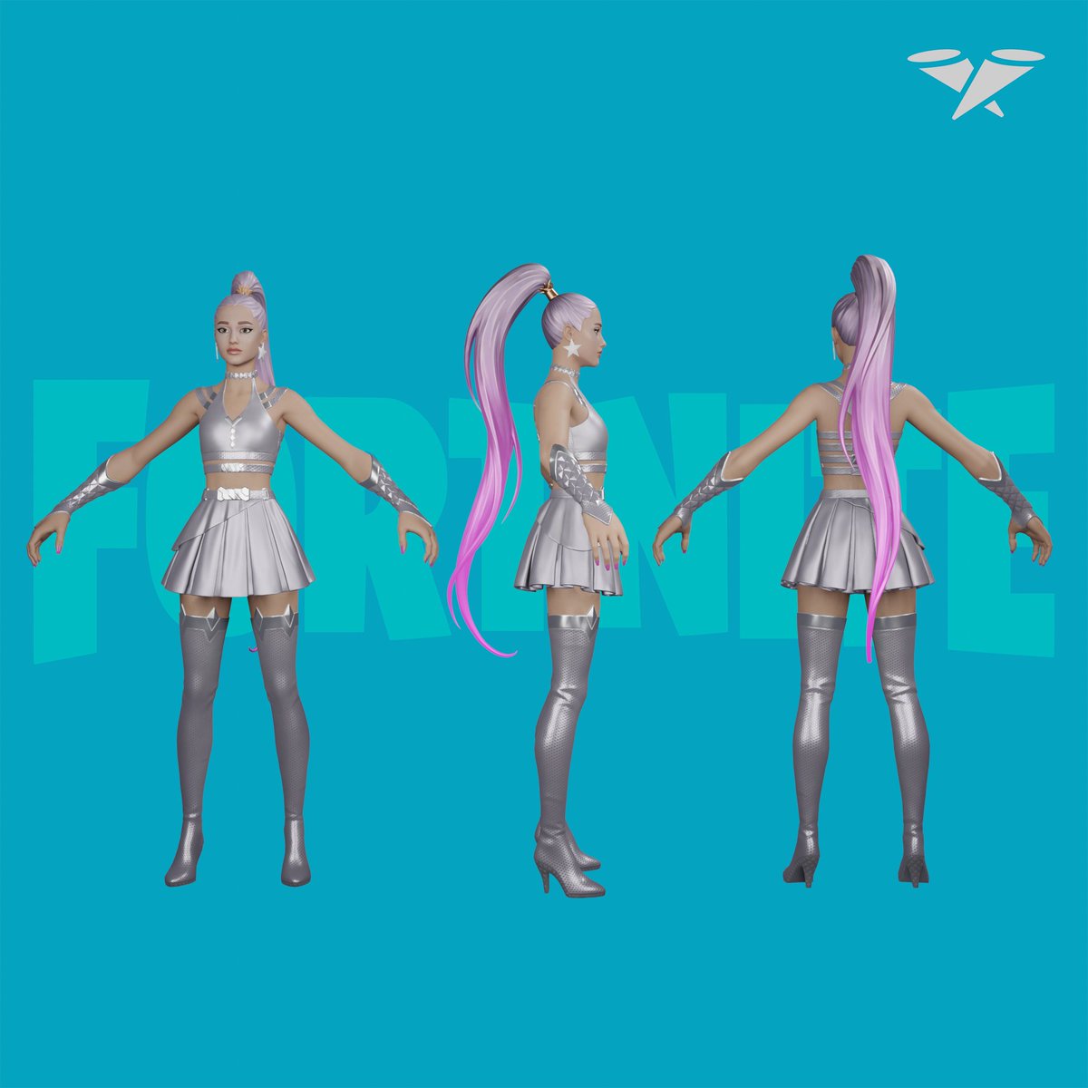 Shiina on X: New T-Pose emote! / X