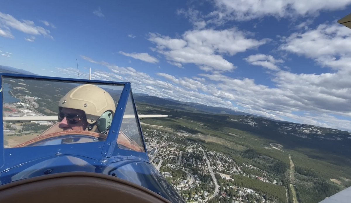 Philippe Morin (@yukonphilippe) on Twitter photo Took a ride in a 1942 biplane over #Whitehorse #Yukon to film a video for <a href="/go_YTM/">Yukon Transportation Museum</a>.
Open cockpit and no computers!
I asked pilot Kelly Collins what it’s like flying this classic piece of #aviationhistory made of “fabric, wood and steel…”
Watch here:
fb.watch/798-ClXP81/ Took a ride in a 1942 biplane over #Whitehorse #Yukon to film a video for <a href="/go_YTM/">Yukon Transportation Museum</a>.
Open cockpit and no computers!
I asked pilot Kelly Collins what it’s like flying this classic piece of #aviationhistory made of “fabric, wood and steel…”
Watch here:
fb.watch/798-ClXP81/