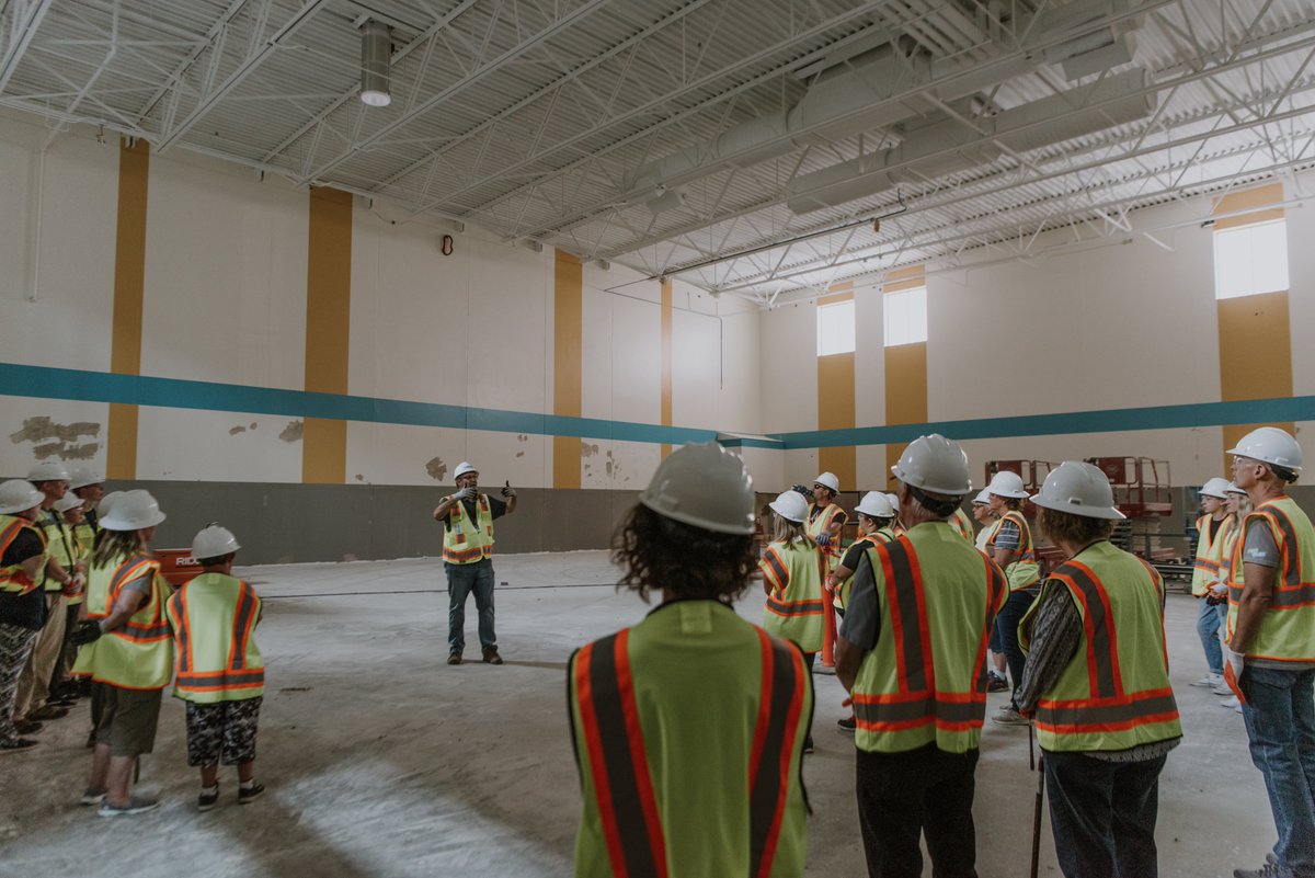 greeleyschools's tweet photo. We appreciate the Greeley-Evans Community touring the new @GreeleyWestHS building during the July community tours! Community members were able to see the new CTE wing, auxiliary/main gyms, auditorium, the hub &amp; classroom wings. https://t.co/jkiCoYQXSh https://t.co/uF9gHiGS4e