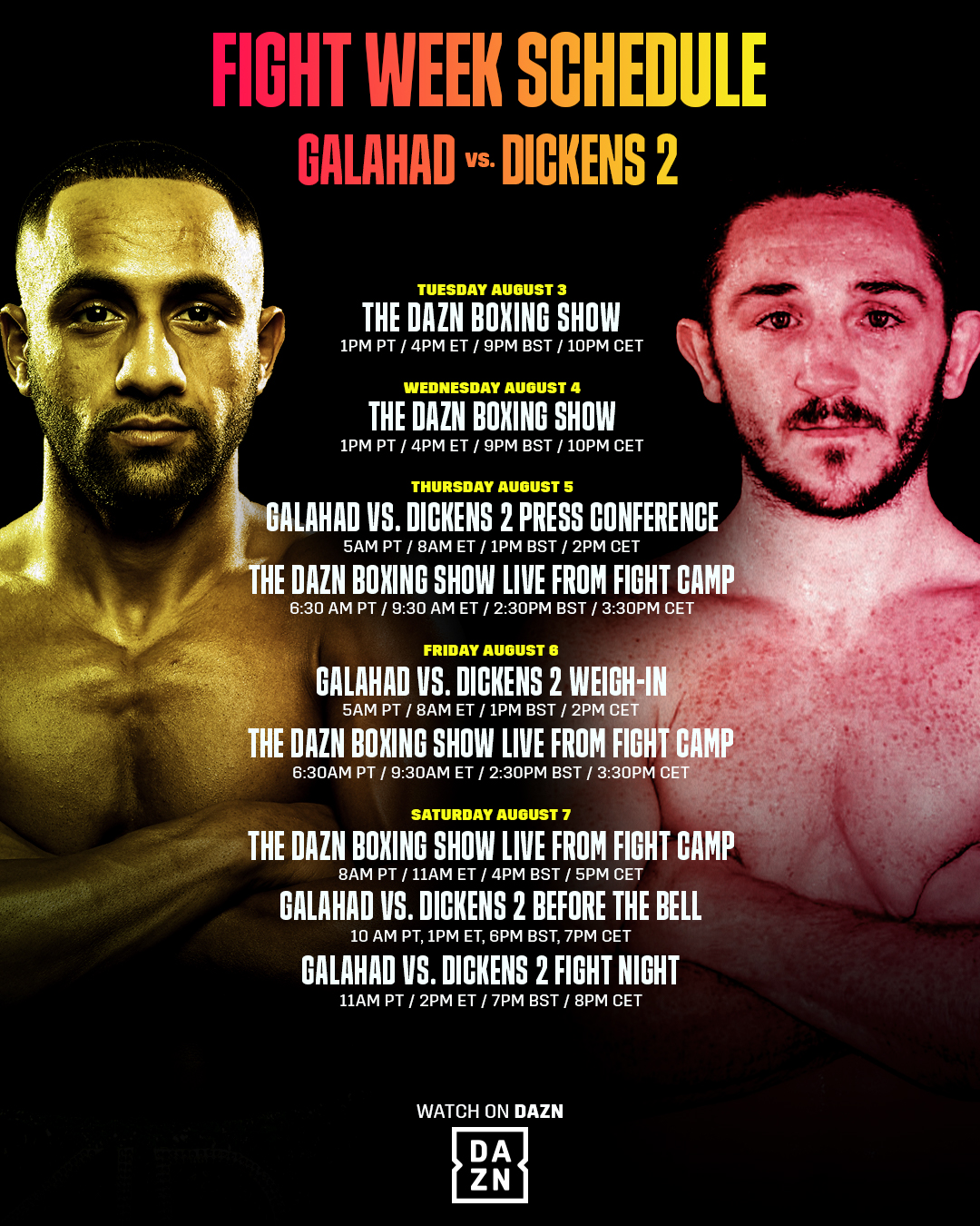 Dazn Boxing Fight Camp Week 2 T Co Ahzncwupsl Twitter