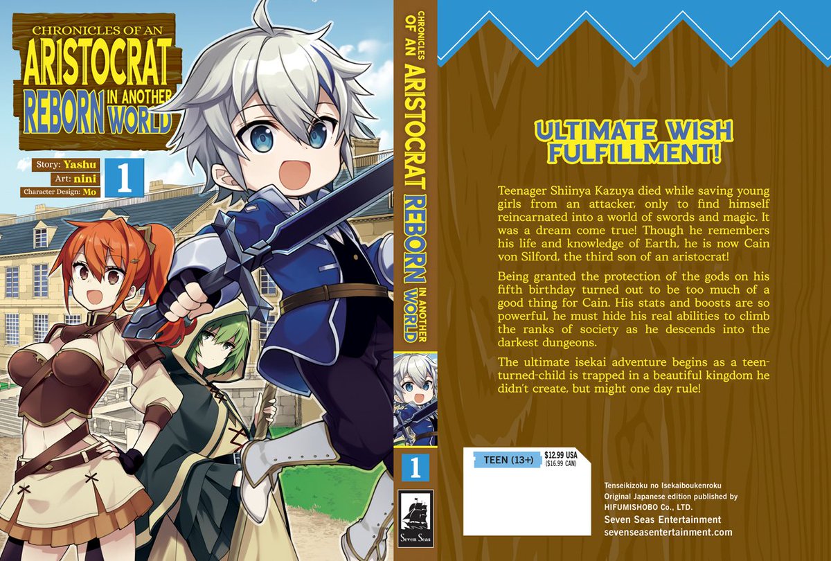 Chronicles of an Aristocrat Reborn in Another World (Manga) Vol. 1