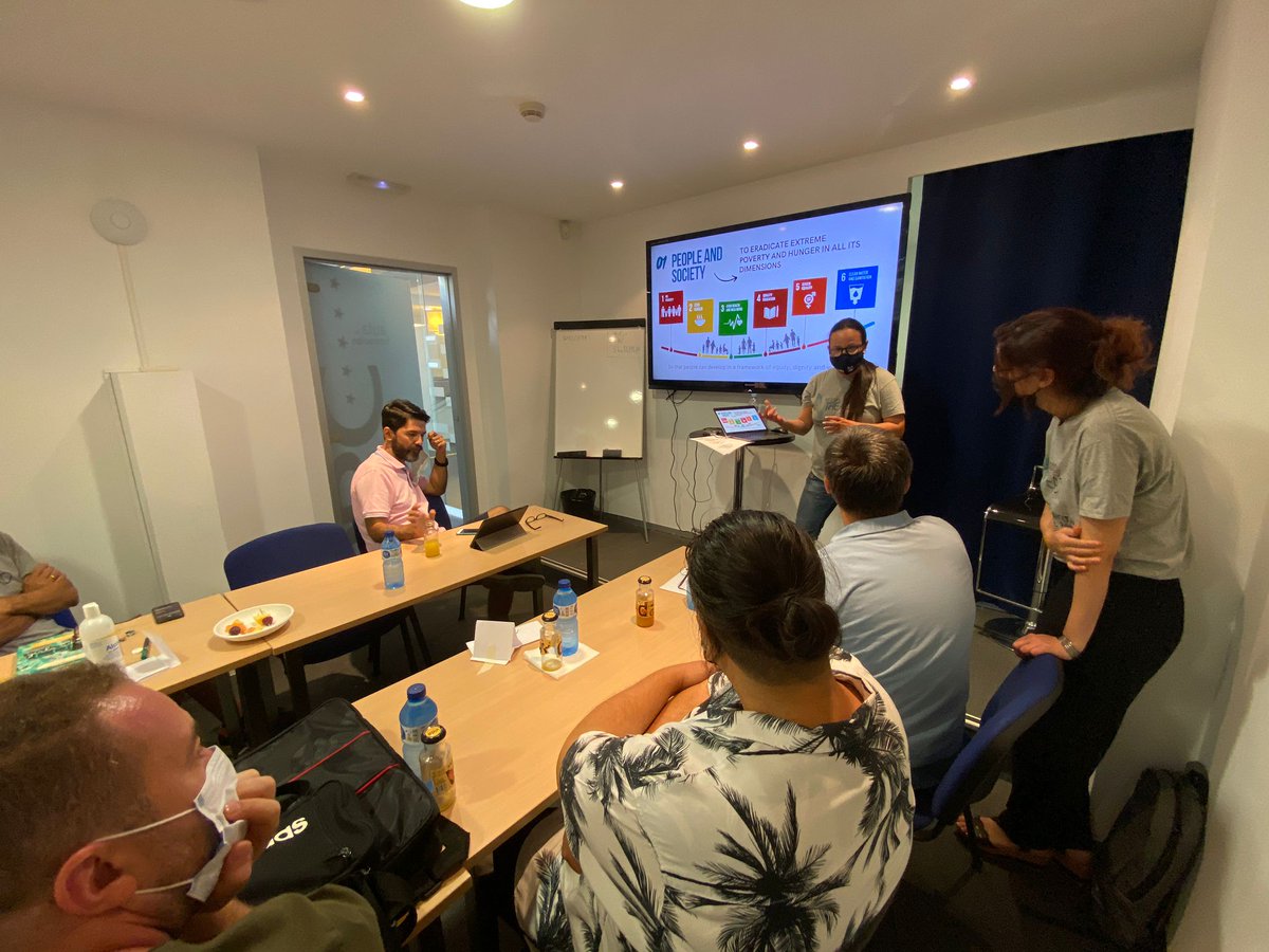 mmprofuture's tweet photo. What have we done today at STEAM Learning in Future Classroom Labs –  Code 2019-1-TR01-KA101-069124" with participants from Kütahya Provincial Directorate of National Education?
Today we have focused on creative computing, inclusion &amp; SDGs. 
#erasmus #steam #sistemathead https://t.co/vHyA7mPABt