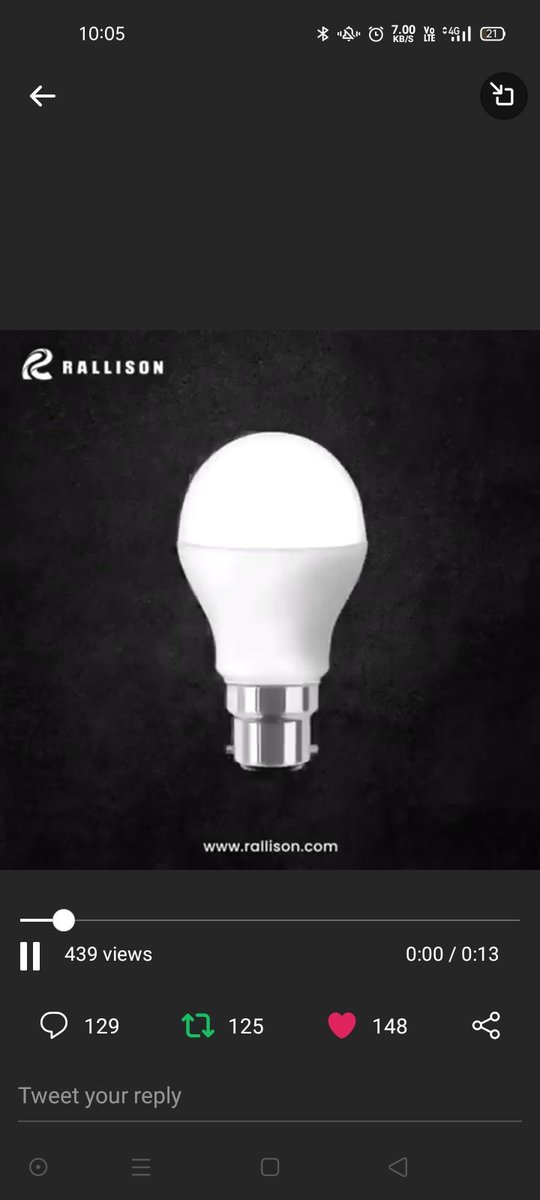 GulabSingh9891's tweet photo. @rallisoncables Here is My Perfect Screenshot 😌
#SnapShareWin #contest
#6LEDbulbs @rallisoncables
🔹Join Guys
🔸 @Dinesh_the_star
🔸 @abha_mishra19
🔸 @pankajsingh630
🔸 @itsPriynkaM
🔸 @imArun001 https://t.co/u9Ibofc8WU
