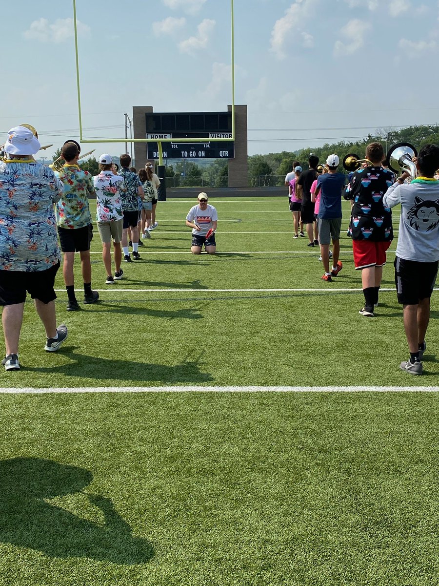 BVNW_Huskies's tweet photo. Band camp started yesterday for our Howlin’ Huskies! They are working so hard to prepare for the school year! 🐾 https://t.co/lQZn2GaXrH