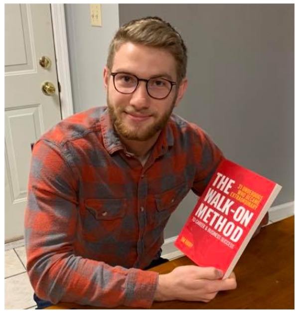 Jim_Roddy's tweet photo. Leaders read and readers lead! Congratulations to @GANNON_MBB walk-on Sean Colosimo who embodies the #WalkOnMethod. #RunUphill #EmbraceObstacles #PreparePracticeAndPlayWithPassion #NeverEverEverEverGiveUp https://t.co/51YsWjPodf