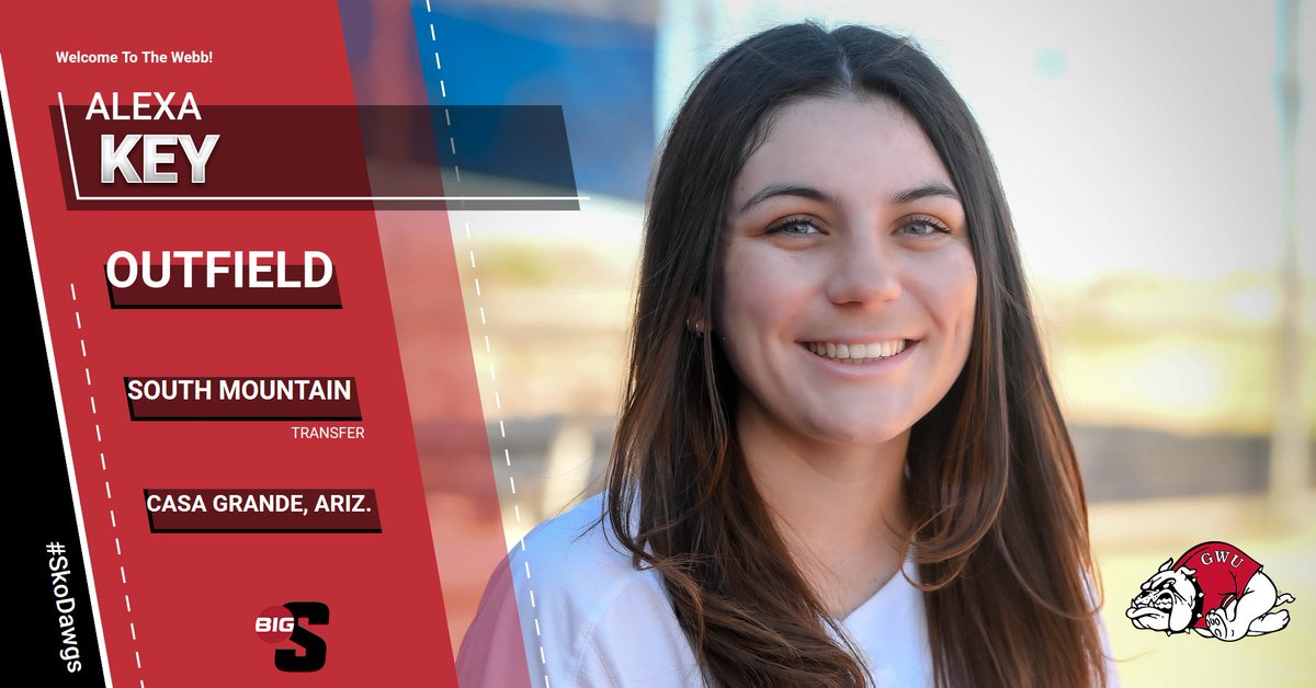 GWUSoftball's tweet photo. Two in one day!?! Welcome to The Webb Alexa Key!🥎 #SkoDawgs https://t.co/gln5RvbT5j