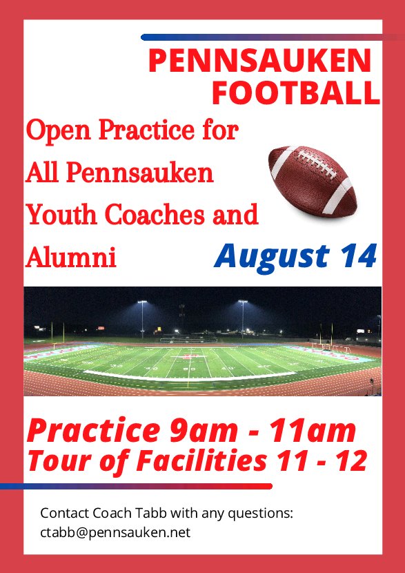 Pennsauken Hs Football Spread The Word Codered Bigred T Co Kjkybce9cj Twitter