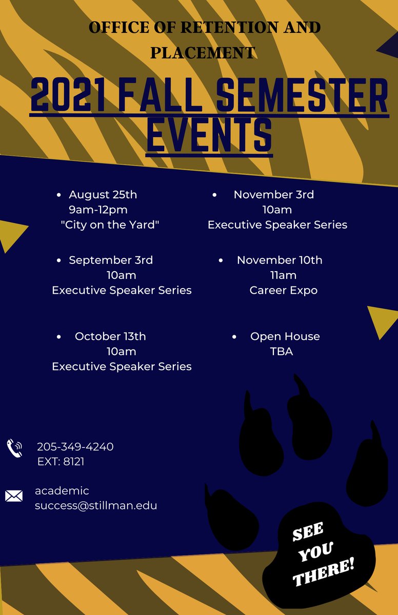 Stillman_ASC's tweet photo. Stay on track with us this Fall! We can’t wait to see you!
#academicsuccess
#stillmancollege
#HBCU https://t.co/4sGj9DIFMX