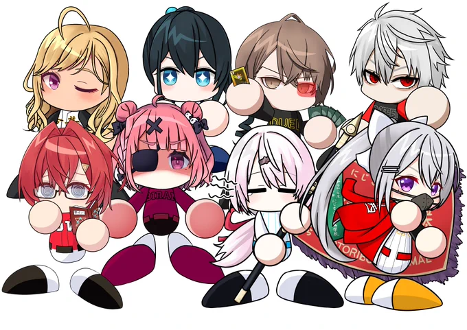 全員並べてみたよ#にじさんじアルプススタンド 