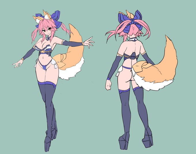 妄想で作ってたアーマードキャス狐、装甲キャス狐?メガミデバイスキャス狐?
の完成予想図が割とタマモヴィッチの第三再臨に似てたのでデザイン起こし直しの途中。
背中マウント八咫鏡ウェポンラッチ俺もやりたかった〜〜〜〜ッ! 