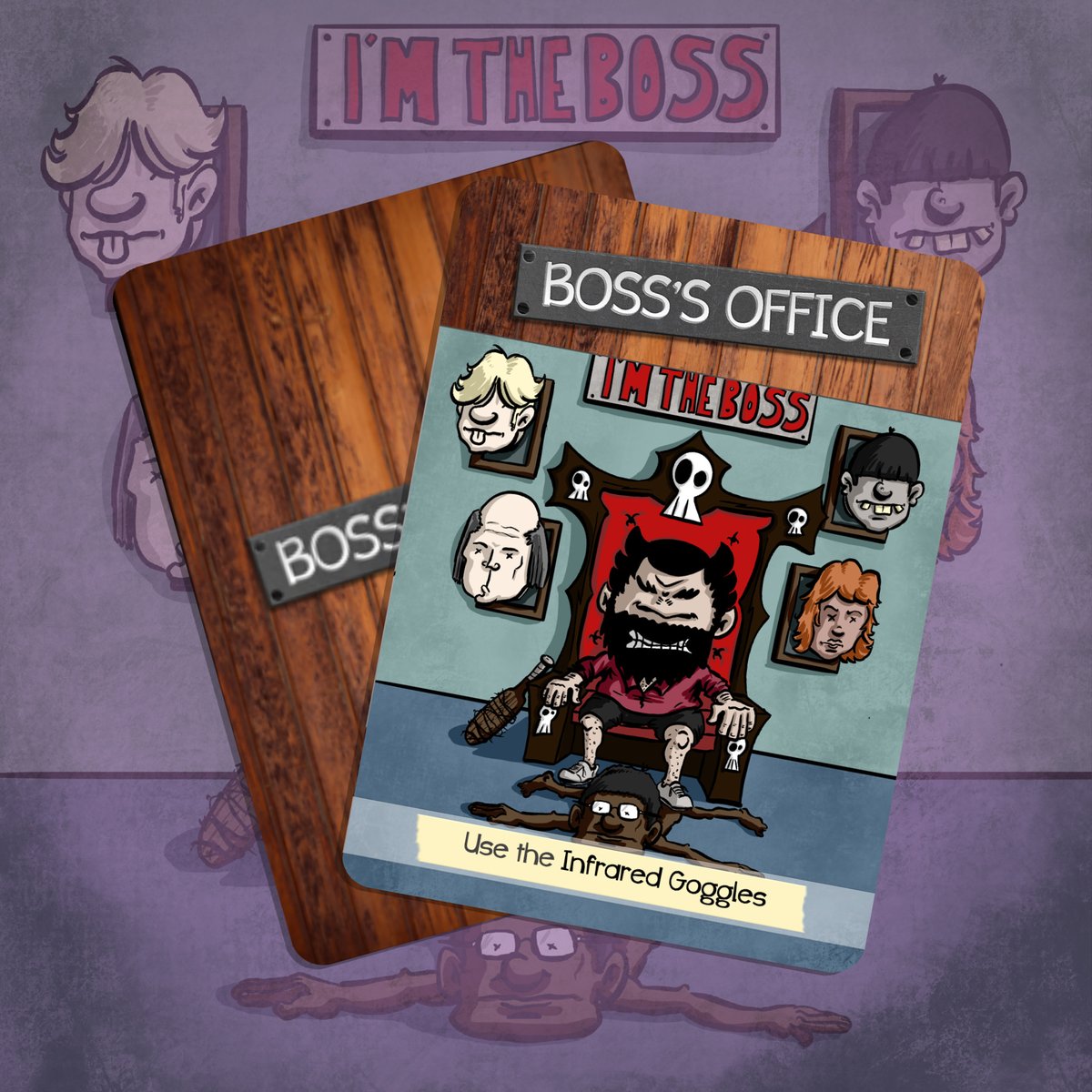 BullyBossLtd's tweet photo. Chillin’ like a villain 👹

Step into the Boss’s Office to grab that last piece of evidence, just don’t end up on the wall!

What would you like to see from the game?

#kickstarter #boardgames #cardgames https://t.co/Tl6jCRGJiX