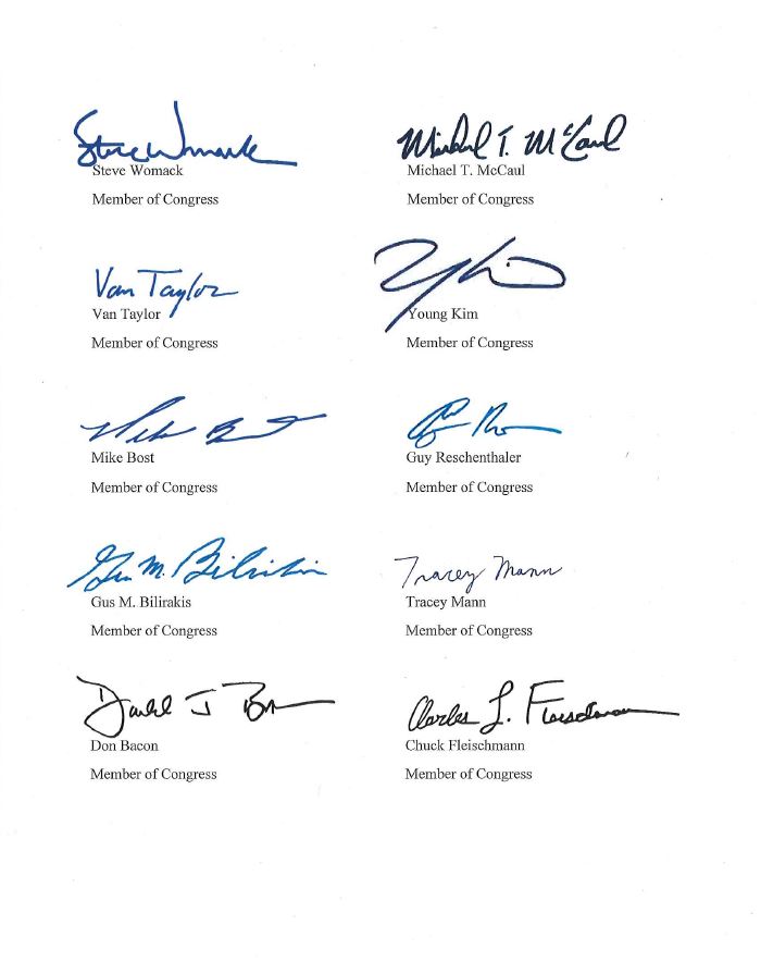 RepBost's tweet photo. Limiting #LikeKindExchanges would mean higher taxes for the family-owned farms and small businesses that are so crucial to our rural communities. This week, 87 of my colleagues and I wrote to President Biden to urge him to abandon this effort. You can read our letter here ↓ https://t.co/TAWITZcuEy