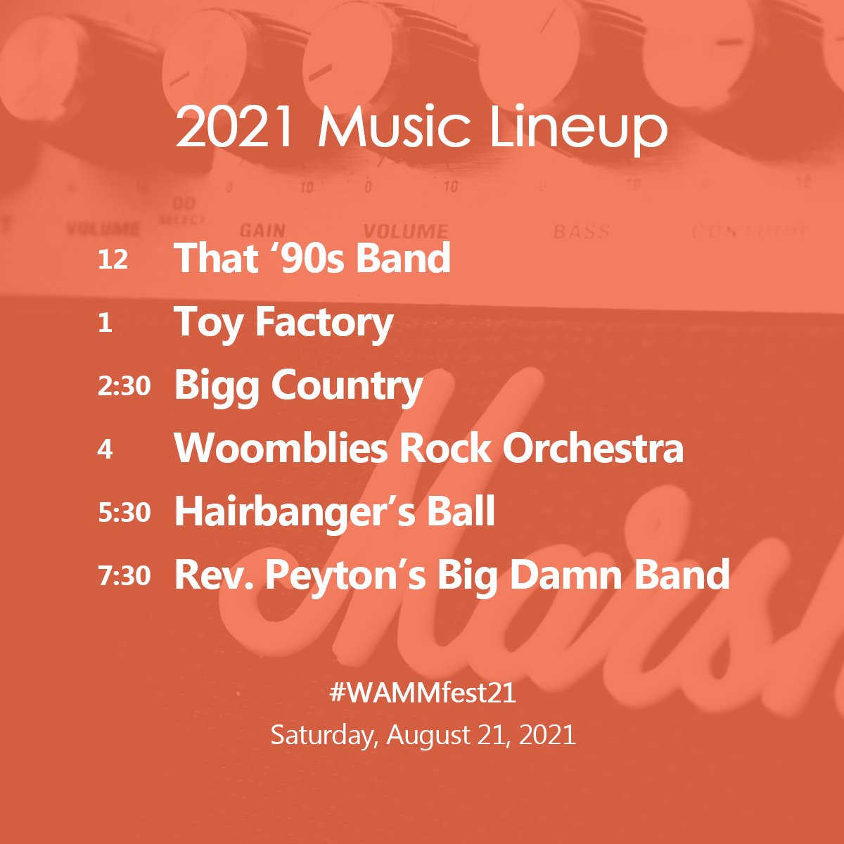 🎟️ Get Your Tickets WAMMfest.com/tix/Twitter

Enjoy LIVE MUSIC from all 6 bands for the price of 1 ticket!

#Wine #Art #Music #Microbrew #SertomaClubOfGreenwood #FestCountryIN #GivingBack #GivingBackToOurCommunity #Sertoma #WAMMfest21