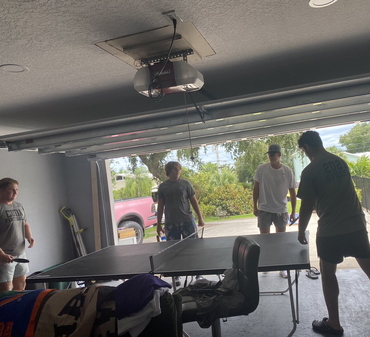 johnnywilk_john's tweet photo. Senior Speak!!!! Great afternoon of food, fellowship, ping pong, pool and goal setting…Senior Leadership!!!! #CudaNation https://t.co/RHkifbaL6z