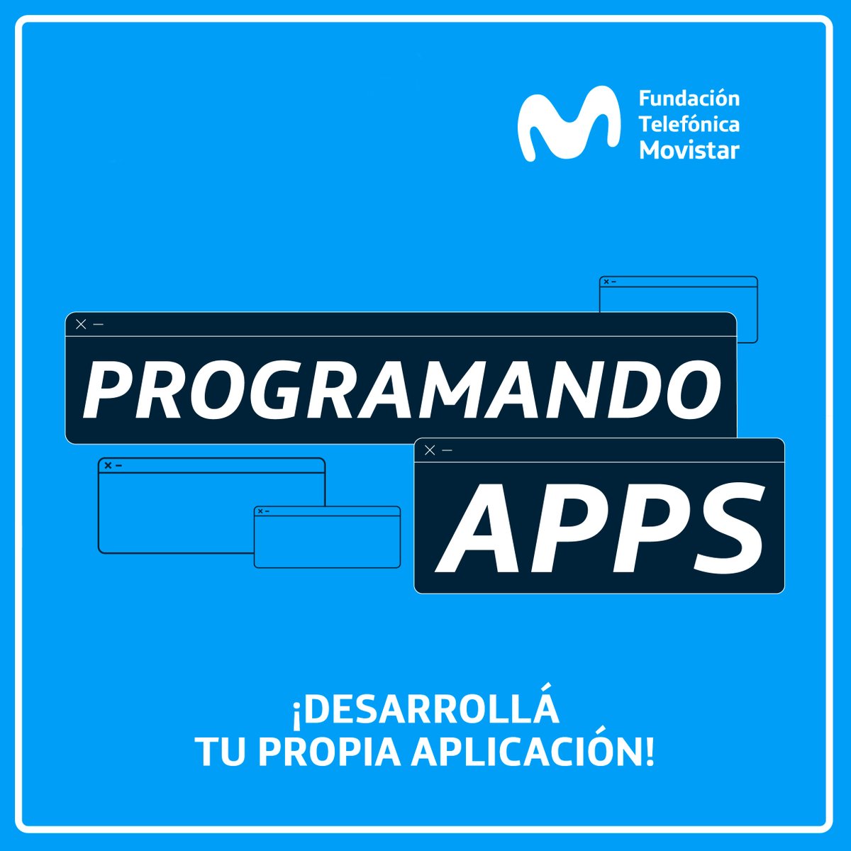 fmovistararg's tweet image. Programar es cosa de adultos... ¡mentira!
Niños y niñas entre 9 y 18 años pueden dar sus primeros pasos  en el mundo de la #programación. 🤩
👉🏻 bit.ly/2U6JTad