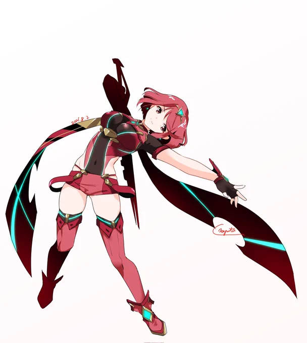 たくさんの♥ありがとうございました!二人ともそれぞれ重なってた部分、こうなってました(実は剣を持っている体でした)
上下を正すと分かるように、ヒカリちゃんが鏡状態だったのここに告白し懺悔いたします。 