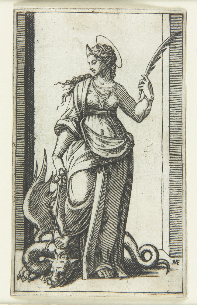 MuseeLouvre's tweet image. [#WorkOfTheDay]

Sainte Marguerite 
Marcantonio Raimondi (circa 1480- before 1534)

📍 For preventive conservation reasons, the #PrintsDrawings department’s works are not permanently on display.
👉 bit.ly/3x8e4uM