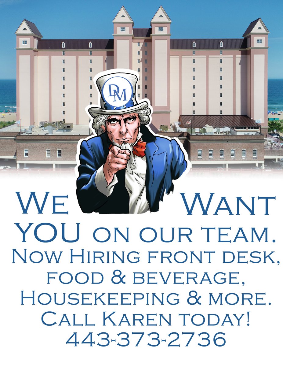 DunesManor's tweet photo. We Want You! 4433732736 https://t.co/MXLt5KLunn