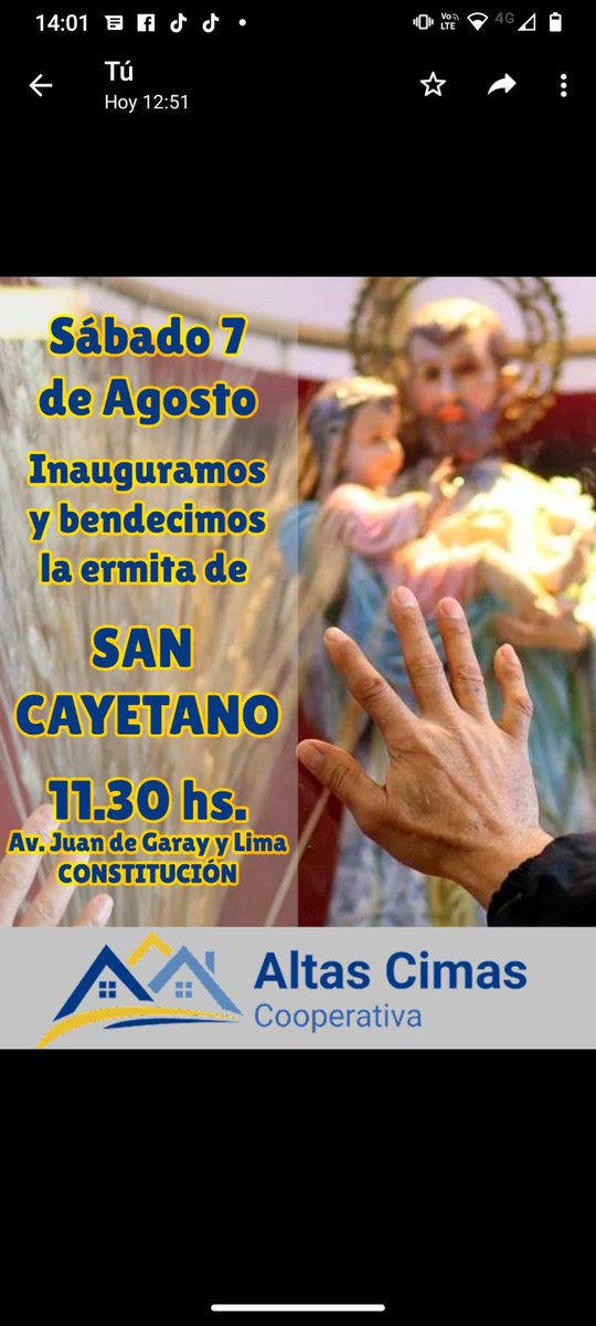 Este Sábado 7, hoy más que nunca, Ejemplo es predicar. 11.30 hs
en Plaza Constitución. <a href="/oscar_ojea/">Oscar Ojea</a> <a href="/PastoralVillera/">Curas Villeros</a> <a href="/Pontifex_es/">Papa León XIV</a> <a href="/robertinocarles/">Roberto Carlés</a> <a href="/CoopCreando/">Coop. Creando</a> <a href="/patriciacubria/">Patricia Cubria</a> <a href="/Emilio_Persico/">Emilio Persico</a> <a href="/JuanGrabois/">Juan Grabois</a> <a href="/RadioGrafica893/">Radio Gráfica</a> <a href="/fmpanytrabajo/">Radio Pan y Trabajo</a> <a href="/MaraElenaAcost9/">María Elena Acosta</a>