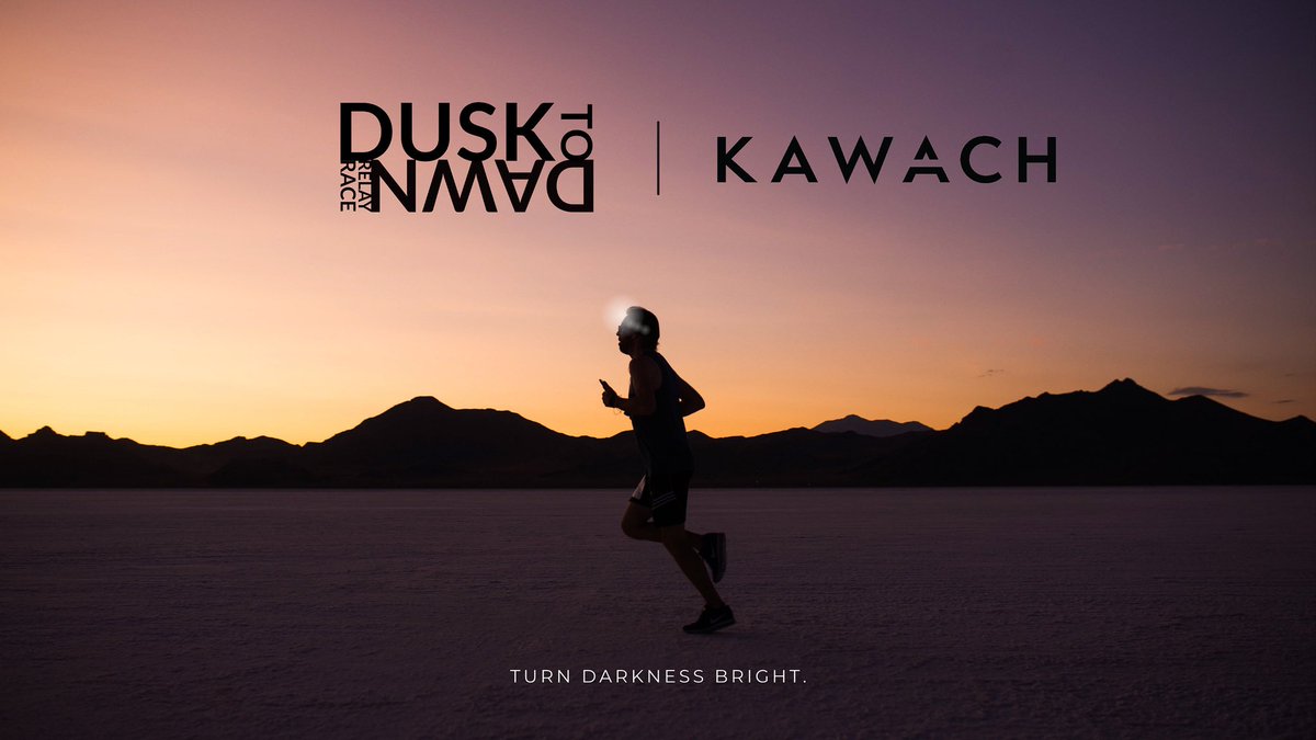 kawachusa's tweet photo. Kawach is thrilled to announce our partnership with Dusk to Dawn Relay. In just one month from today, on September 3, we will be gearing up to illuminate the Bonneville Salt Flats relay path.
 
Join us in our efforts to #TurnDarknessBright ✨
 
For more info, visit their website https://t.co/KRgV1cpTx7