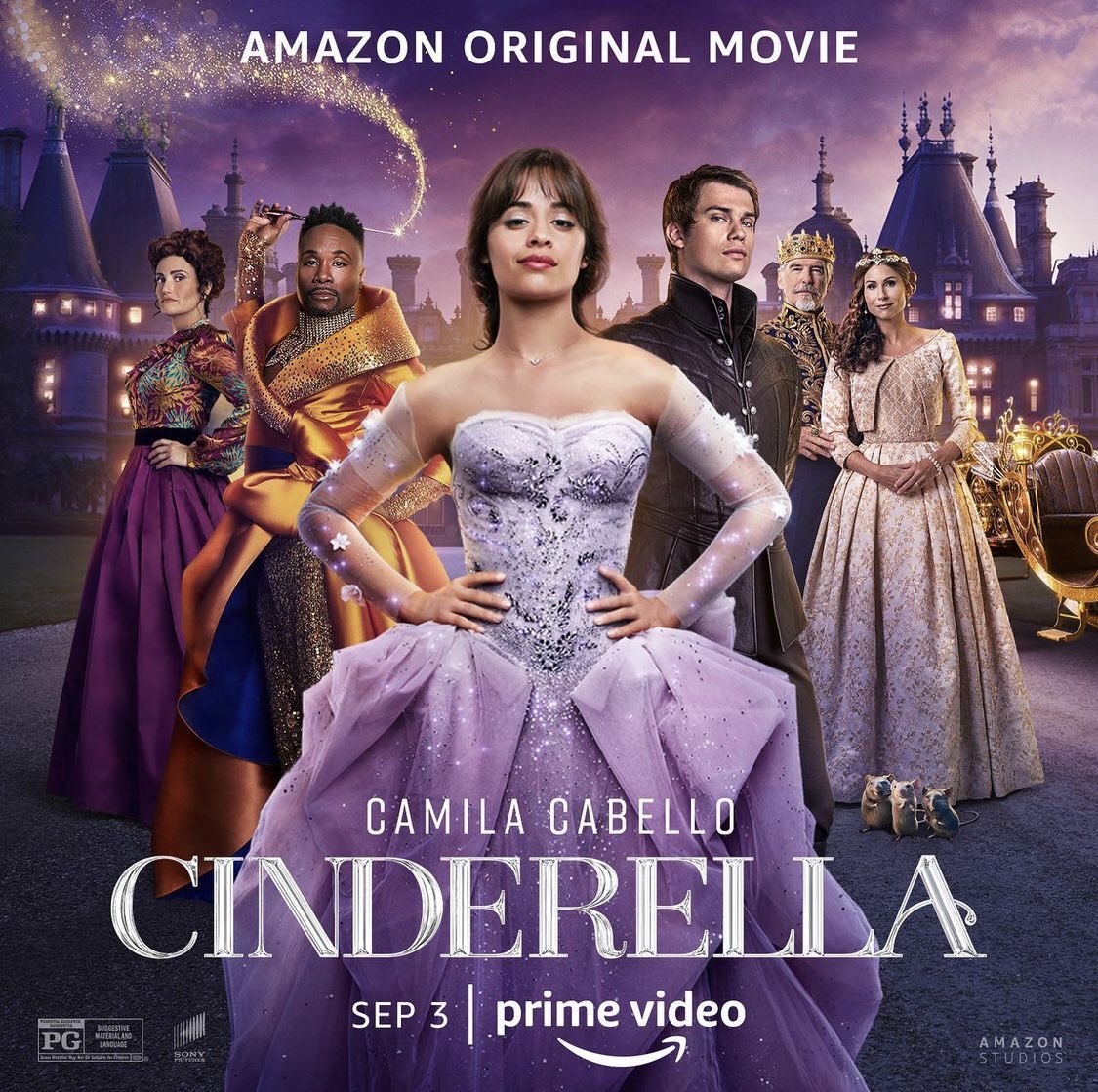 Billy Porter veste terno em Camilla Cabello em novo trailer de “Cinderella”