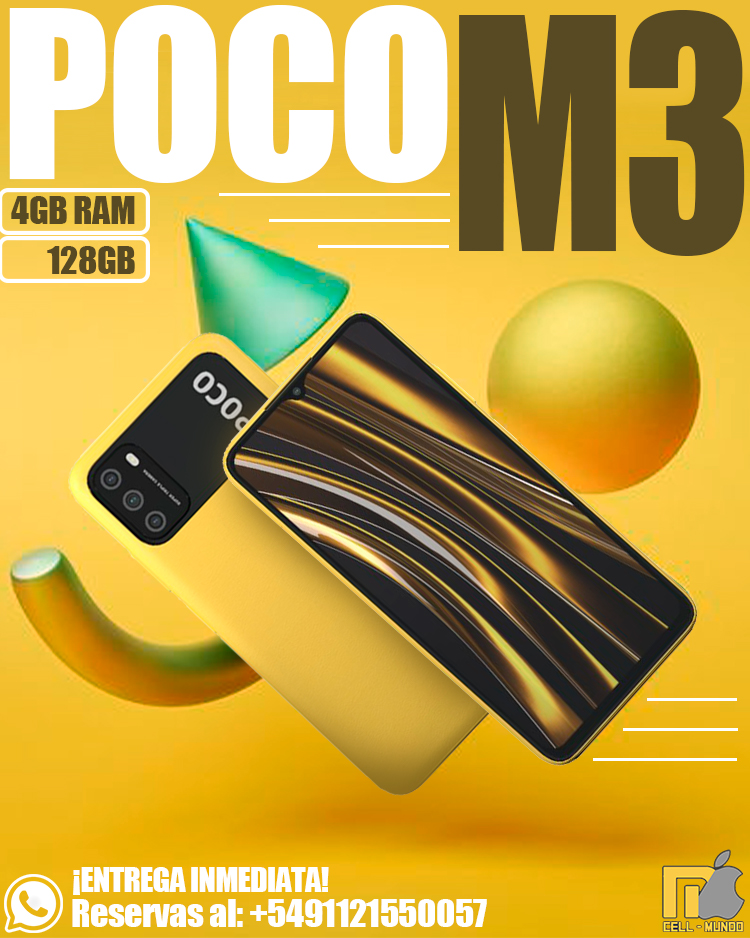 CELLMUNDO1's tweet photo. 🟡POCO M3🟡

4GB RAM + 128GB

Reservá el tuyo en nuestra página web https://t.co/rD1oYwciK8 o por WhatsApp al +5491121550057
https://t.co/F2PjYRyNGE

#xiaomi #cellmundo #caballito #celulares #electronica #tecnologia #buenosaires #argentina #ventaonline #pocom3 #poco #venta https://t.co/zvQcDEG8jV