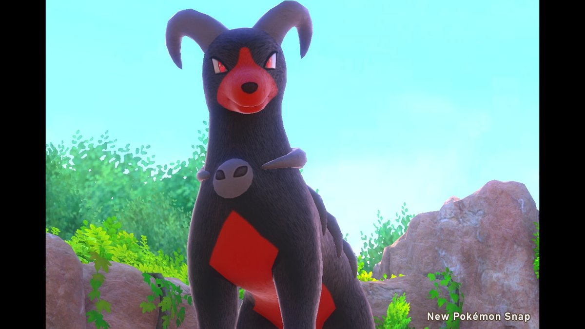 ｼｶﾞﾄﾞﾗｲﾝ趣 ヘルガーをモデルにして擬似的に小さくなる視点の撮影練習してた Newポケモンスナップ Newpokemonsnap Nintendoswitch