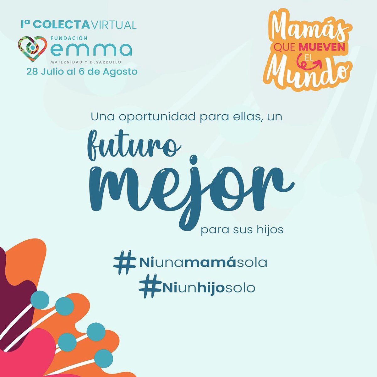 panchiormazabal's tweet photo. Quedan 3 días para aportar a @EmmaFundacion 💜🙌🏼🙏🏼
Han atendido a más de 250 mamás junto a sus hijos, con significativos avances hacia su desarrollo🤰🤱 y con nuestra colaboración todavía pueden llegar a más mamás!
Dona aquí 👇🏼
https://t.co/ZQDStPiO7m
#NiUnaMamáSola #NiUnHiioSolo https://t.co/3G9MDTeJ2M