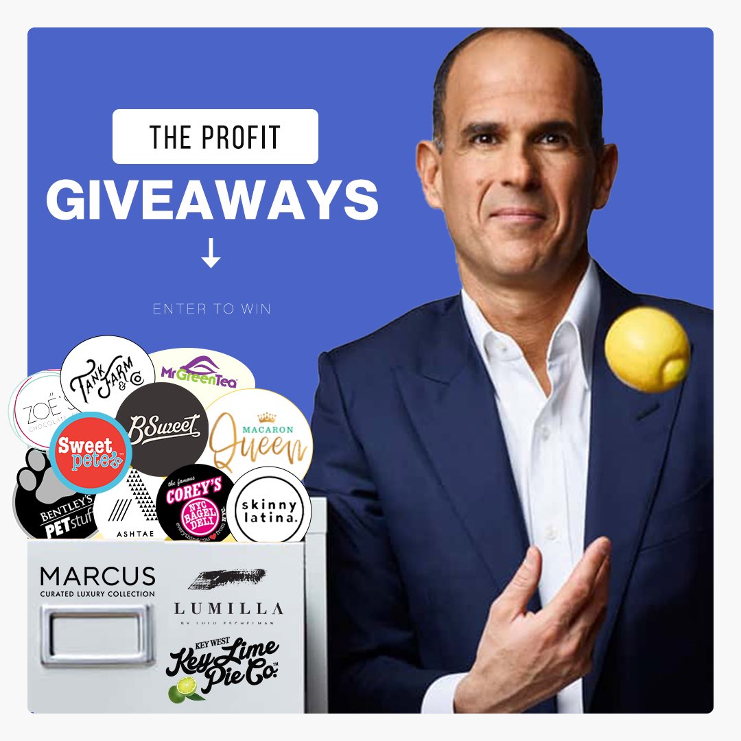 Who doesn’t love a good #giveaway?! These are just a few of #TheProfit businesses participating in our weeklong celebration of Season 8! Visit their <a href="/instagram/">Instagram</a> pages to enter the contests! #winner #contest #win #giveaways #celebrate