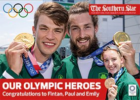 Here's an Olympic keepsake to get your hands on this Thursday, a giant, glossy, souvenir poster free inside this week's <a href="/SouthernStarIRL/">The Southern Star</a> great for windows, bedroom walls, offices, shops, cars...you get the idea, well done team 'West Cork!'
